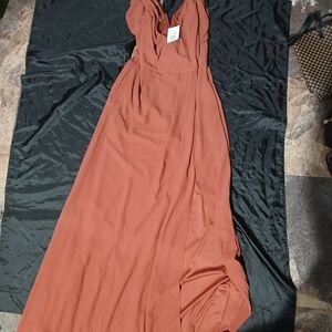 Davids bridal cinnamon color size 8 Dress